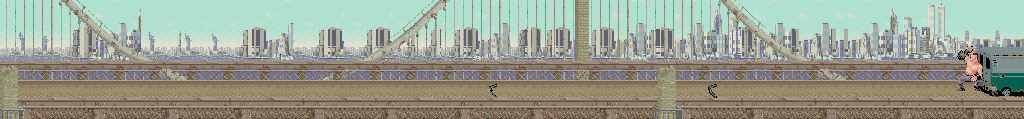 Thumbnail for a map of Stage 3 for the Arcade game Vigilante.