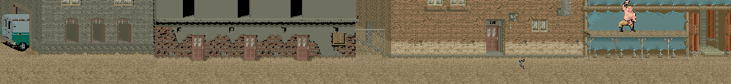Thumbnail for a map of Stage 4 for the Arcade game Vigilante.