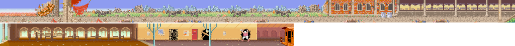 Thumbnail for a map of Stage 1: Station for the Arcade game Violent Storm.