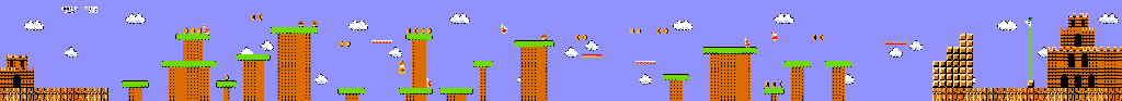 Thumbnail for a map of World 1 1-3 for the Arcade game Vs. Super Mario Bros..