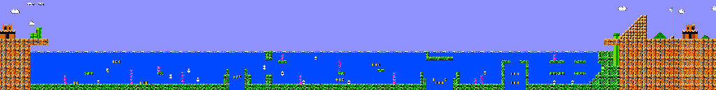 Thumbnail for a map of World 2 2-2 for the Arcade game Vs. Super Mario Bros..