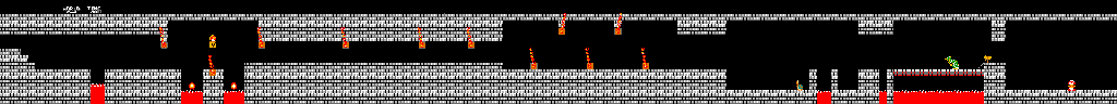Thumbnail for a map of World 2 2-4 for the Arcade game Vs. Super Mario Bros..