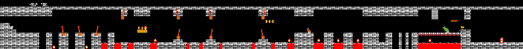 Thumbnail for a map of World 3 3-4 for the Arcade game Vs. Super Mario Bros..
