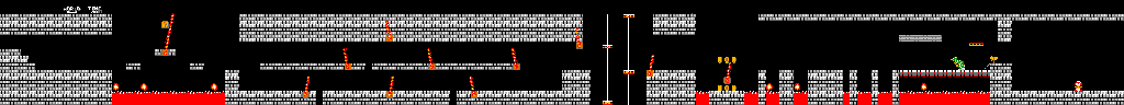 Thumbnail for a map of World 4 4-4 for the Arcade game Vs. Super Mario Bros..