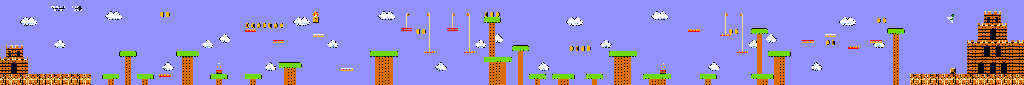 Thumbnail for a map of World 5 5-3 for the Arcade game Vs. Super Mario Bros..