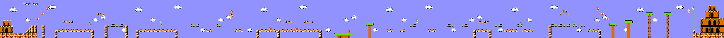 Thumbnail for a map of World 7 7-3 for the Arcade game Vs. Super Mario Bros..