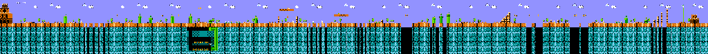 Thumbnail for a map of World 8 8-1 for the Arcade game Vs. Super Mario Bros..