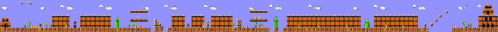 Thumbnail for a map of World 8 8-3 for the Arcade game Vs. Super Mario Bros..