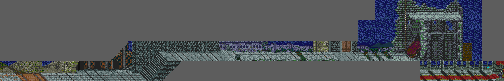 Thumbnail for a map of Castle Of Zananstaff for the Arcade game Warrior Blade: Rastan Saga Episode III.