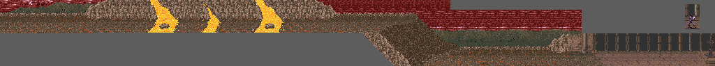 Thumbnail for a map of Hulakatzia Volcano for the Arcade game Warrior Blade: Rastan Saga Episode III.