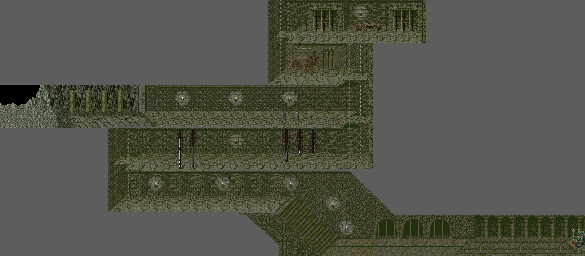 Thumbnail for a map of Palace Of The Black Deamon Religion for the Arcade game Warrior Blade: Rastan Saga Episode III.