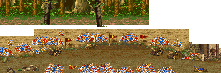 Thumbnail for a map of Round 5: Battle Of Changban Slope for the Arcade game Warriors Of Fate.