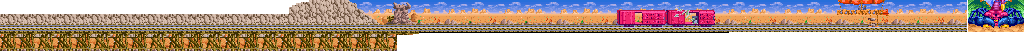 Thumbnail for a map of Stage 2 for the Arcade game Wild West: C.O.W.-Boys Of Moo Mesa.