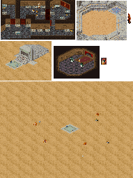 Thumbnail for a map of Stage 4 for the Arcade game Wizard Fire.