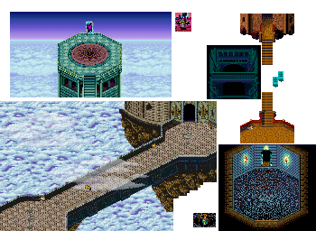 Thumbnail for a map of Stage 5 for the Arcade game Wizard Fire.