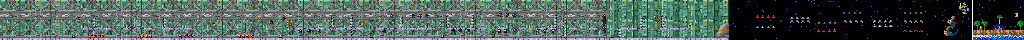 Thumbnail for a map of Round 14 for the Arcade game Wonder Boy III: Monster Lair.