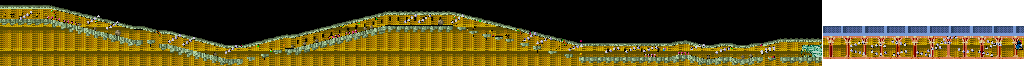 Thumbnail for a map of Round 6 for the Arcade game Wonder Boy III: Monster Lair.