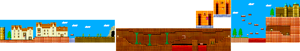 Thumbnail for a map of Round 2 for the Arcade game Wonder Boy: Monster Land.