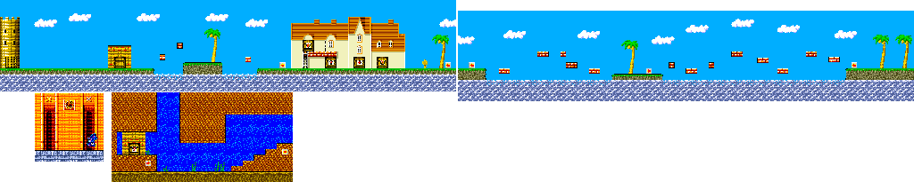 Thumbnail for a map of Round 4 for the Arcade game Wonder Boy: Monster Land.