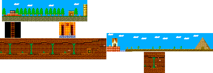 Thumbnail for a map of Round 5 for the Arcade game Wonder Boy: Monster Land.