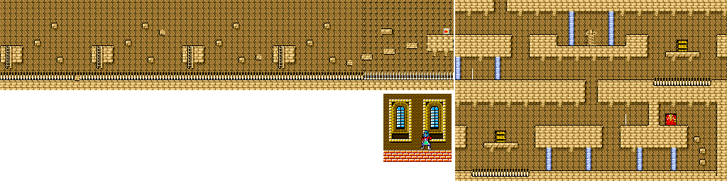 Thumbnail for a map of Round 6 for the Arcade game Wonder Boy: Monster Land.