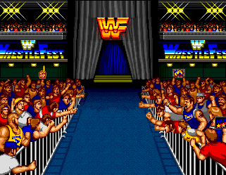 Thumbnail for a map of Entrance (Animated) for the Arcade game WWF WrestleFest.