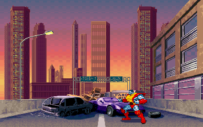 Thumbnail for a map of Mutant Hunting for the Arcade game X-Men: Children Of The Atom.