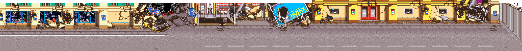 Thumbnail for a map of Stage 1 for the Arcade game X-Men.