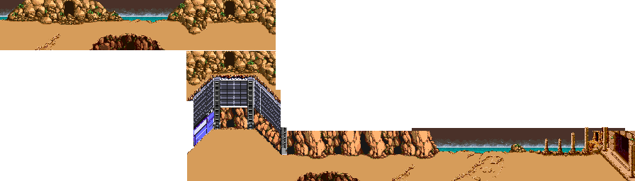 Thumbnail for a map of Stage 5 for the Arcade game X-Men.