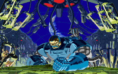 Thumbnail for a map of Apocalypse Now! Apocalypse for the Arcade game X-Men Vs. Street Fighter.