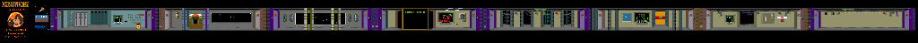 Thumbnail for a map of Level 9: Shuttle for the Arcade game Xenophobe.