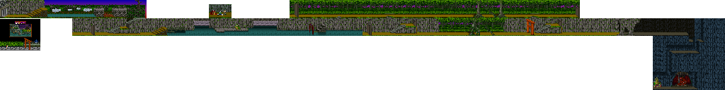 Thumbnail for a map of Stage 1: Gateway To Hell for the Arcade game Yokai Douchuuki.