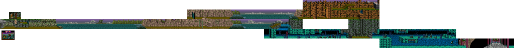 Thumbnail for a map of Stage 3: Ghost Sea for the Arcade game Yokai Douchuuki.