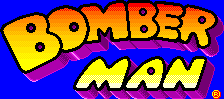 Title screen for the Arcade game Bomberman.