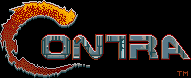 Title screen for the Arcade game Contra.