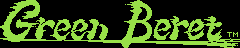 Title screen for the Arcade game Green Beret.