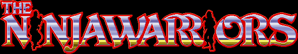 Title screen for the Arcade game The Ninja Warriors.