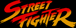 Title screen for the Arcade game Street Fighter.