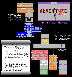 Thumbnail for a map of Kingdom for the Atari 2600 game Adventure.