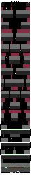 Thumbnail for a map of Level 8 for the Atari 2600 game H.E.R.O..