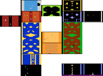 Thumbnail for a map of Egypt for the Atari 2600 game Raiders of the Lost Ark.