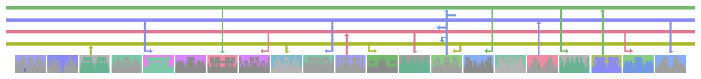 Thumbnail for a map of Subway for the Atari 2600 game Superman.