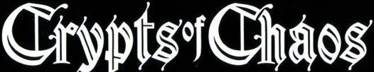 Title screen for the Atari 2600 game Crypts of Chaos.