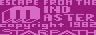 Title screen for the Atari 2600 game Escape From The Mindmaster.