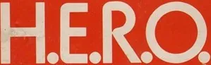 Title screen for the Atari 2600 game H.E.R.O..