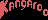 Title screen for the Atari 2600 game Kangaroo.