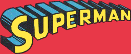 Title screen for the Atari 2600 game Superman.