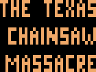 Title screen for the Atari 2600 game Texas Chainsaw Massacre.