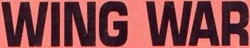 Title screen for the Atari 2600 game Wing War.