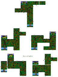Thumbnail for a map of Green Kingdom for the Atari 5200 game Adventure II.